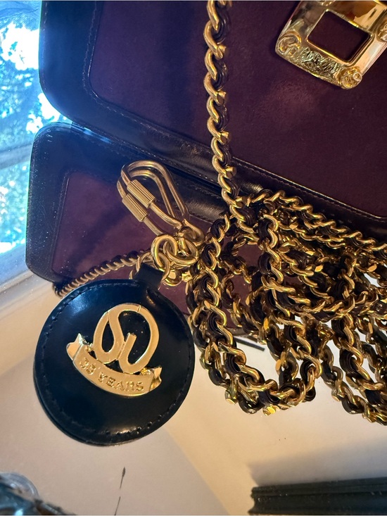 St. John Accessories - Vintage St. John Keychain 35 anniversary black and gold logo